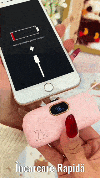 Mini Baterie Portabila Compatibilă Cu Orice Telefon