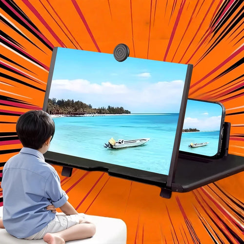 Amplificator 3D pentru Ecran de Telefon, Imagine Mărită de 3 Ori